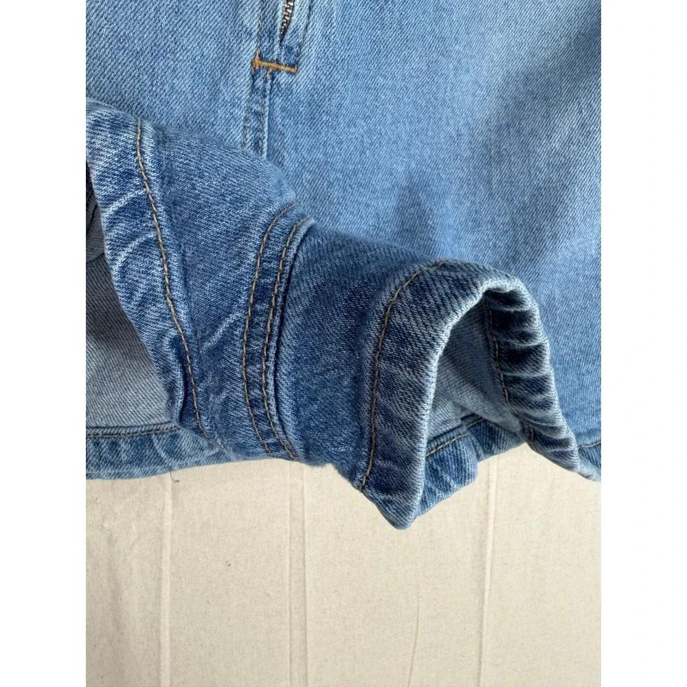 Free People We the Free Cargo Denim Skort size 31 Blue - Picture 3 of 8